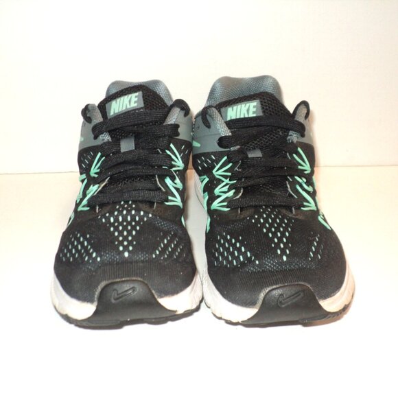 Nike Air Zoom Winflo 3  Running Sneakers Women's 7 #831562-006 Black & Mint - Picture 3 of 7
